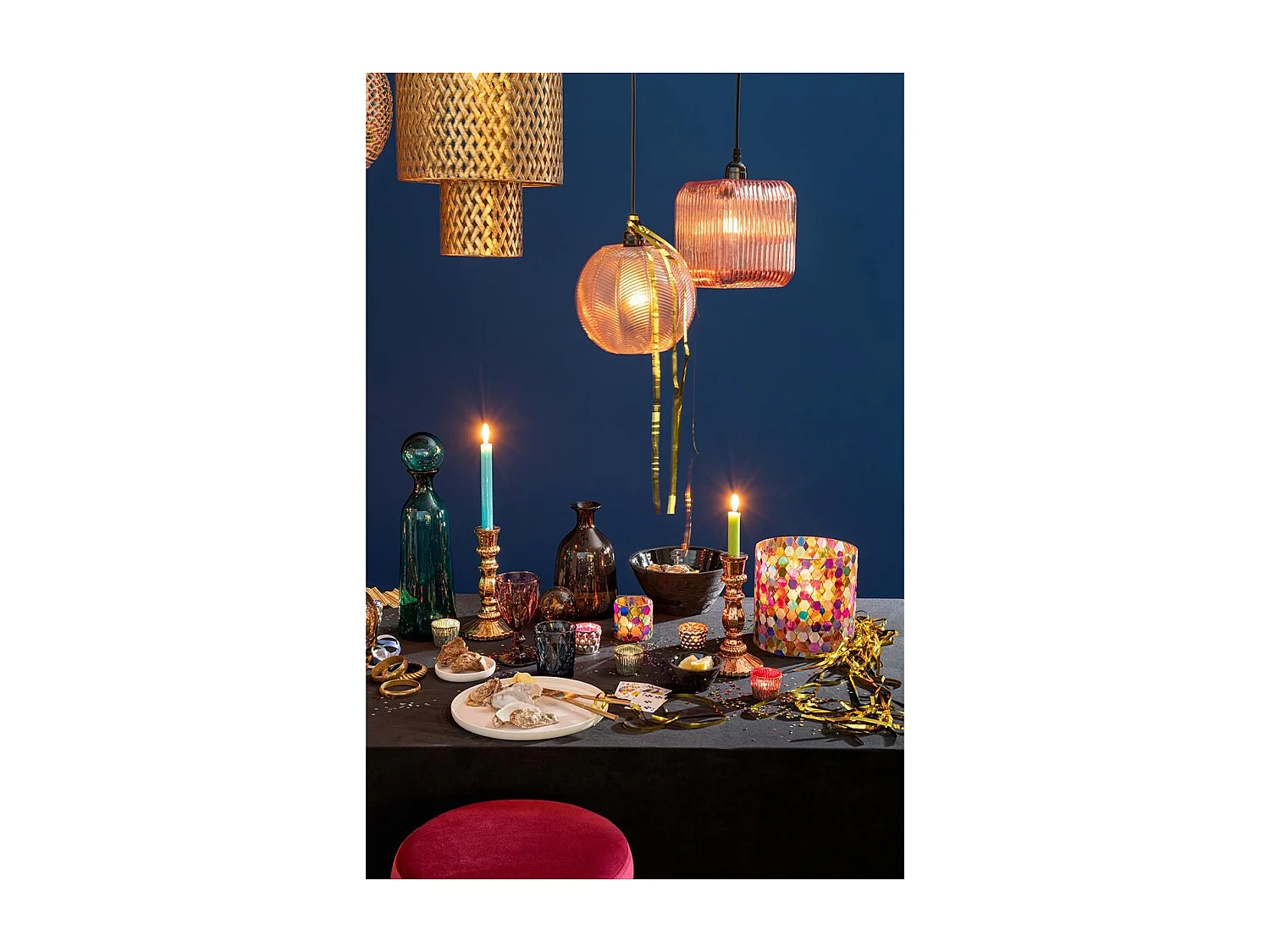 Bouteille avec Bouchon Uni "Joyce" 33cm Marron