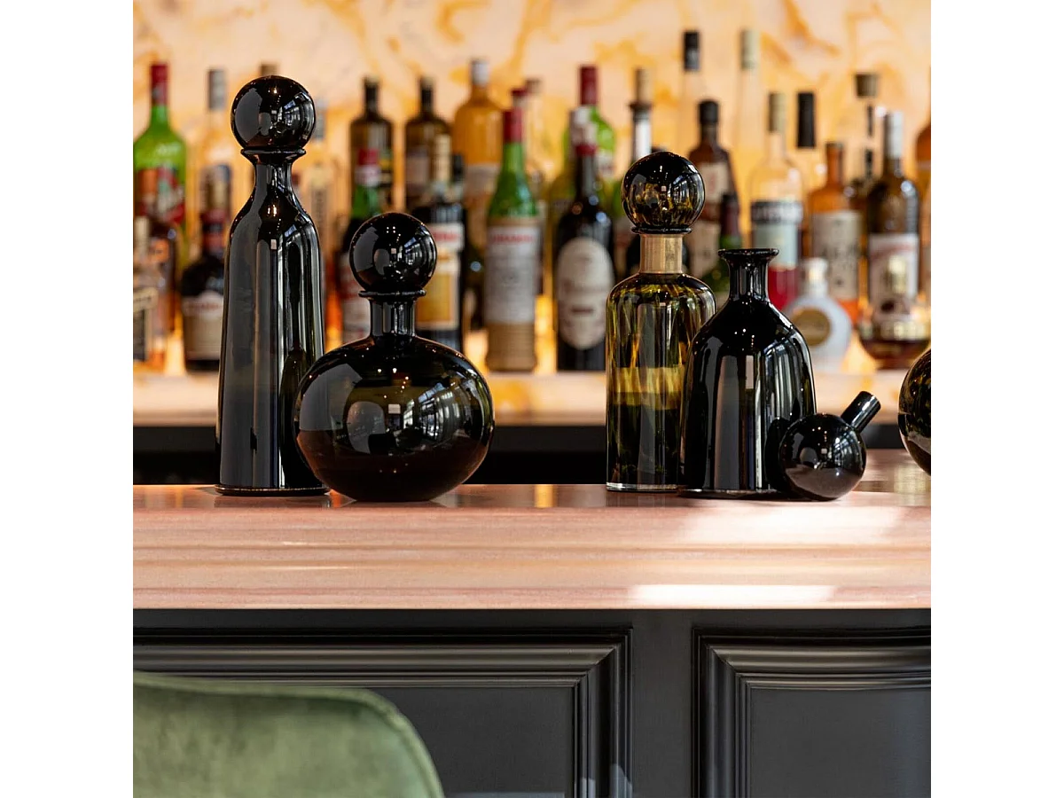 Bouteille avec Bouchon Design "Vidao" 33cm Noir
