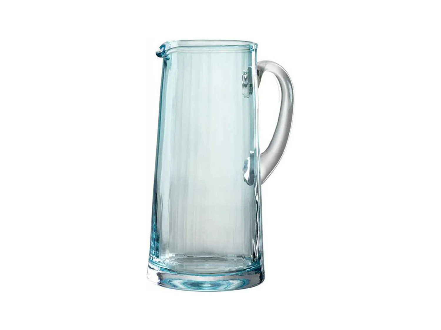 Carafe en Verre Design "Lignes" 1,5L Bleu