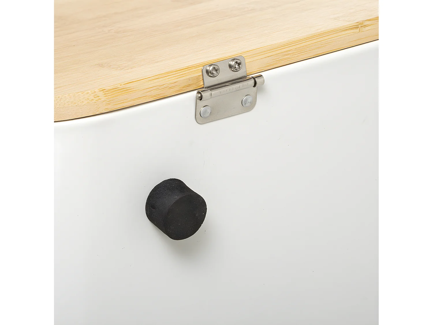 Boîte à Pain & Planche à Découper "Neo" 37cm Blanc