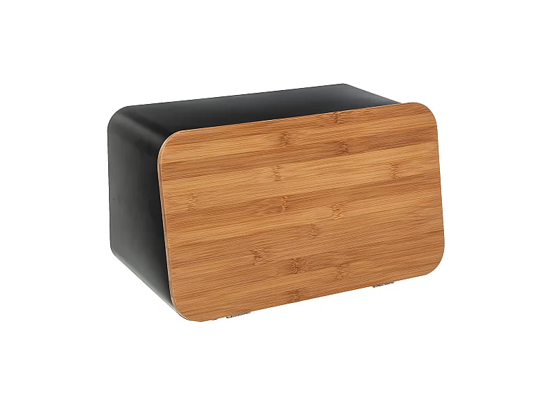 Boîte à Pain & Planche à Découper "Neo" 37cm Noir