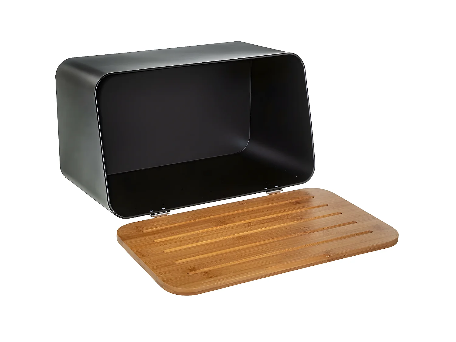 Boîte à Pain & Planche à Découper "Neo" 37cm Noir