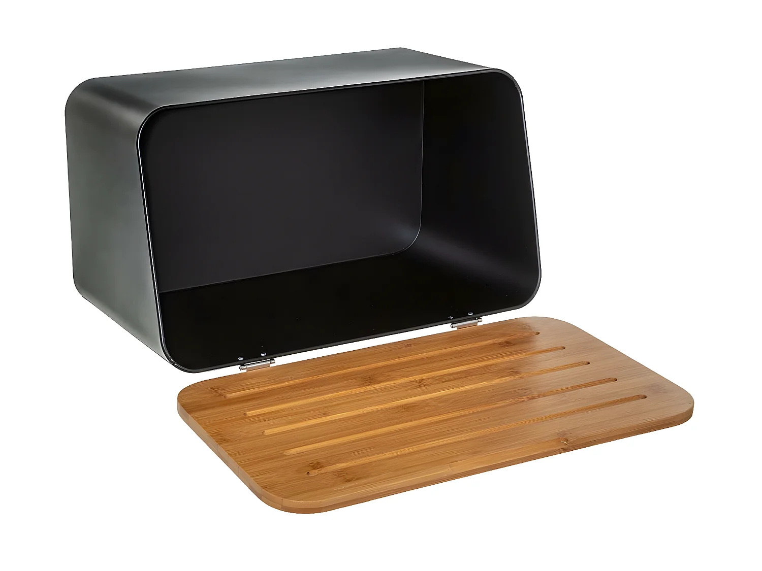 Boîte à Pain & Planche à Découper "Neo" 37cm Noir