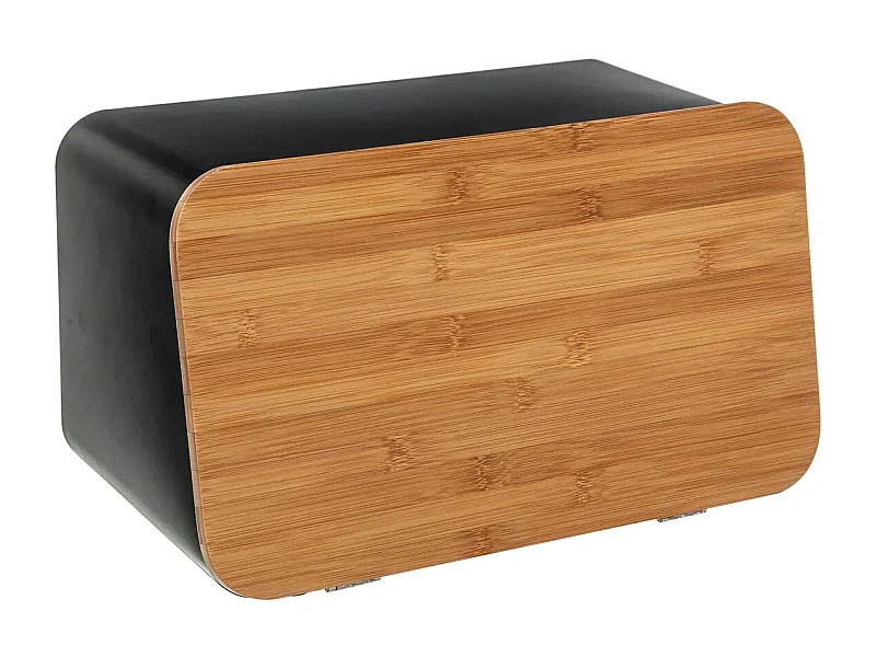 Boîte à Pain & Planche à Découper "Neo" 37cm Noir