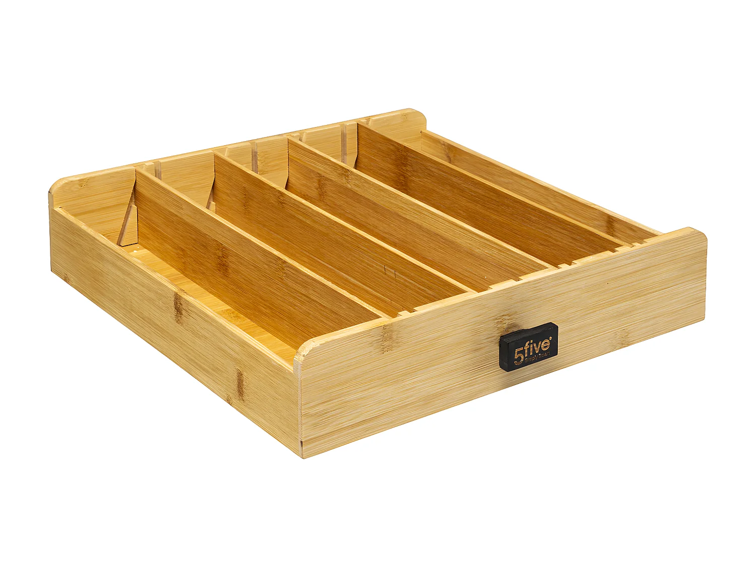 Porte-Capsules Tiroir "Nera" 33cm Noir & Naturel