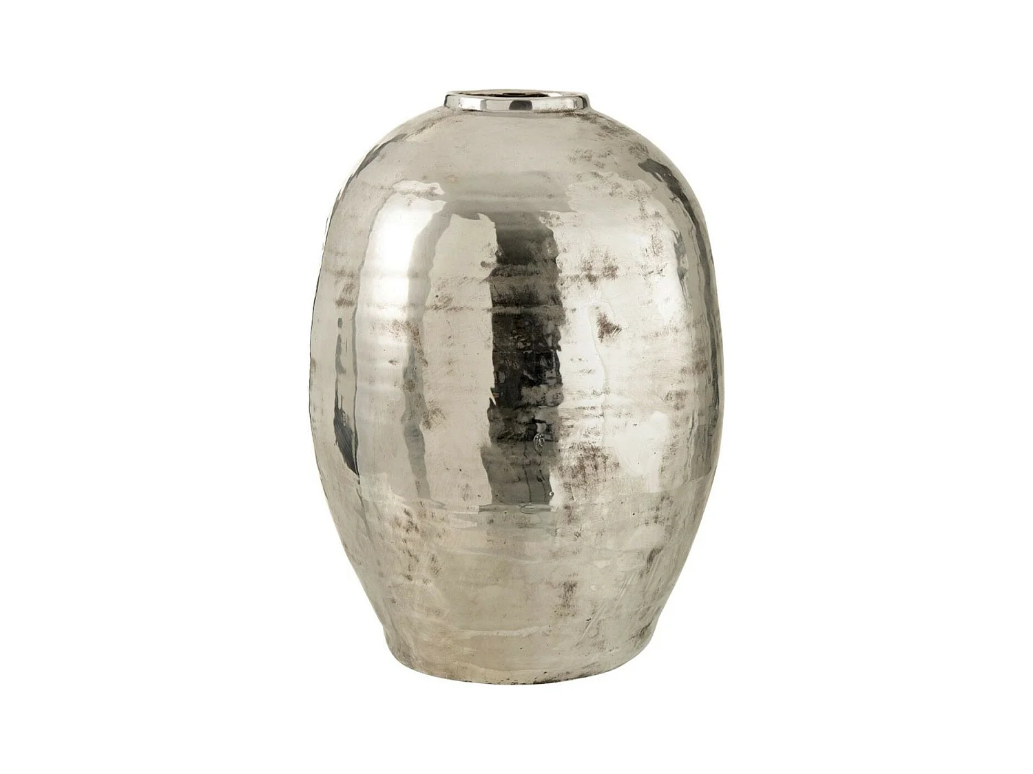 Vase Design en Métal "Arya" 57cm Argent