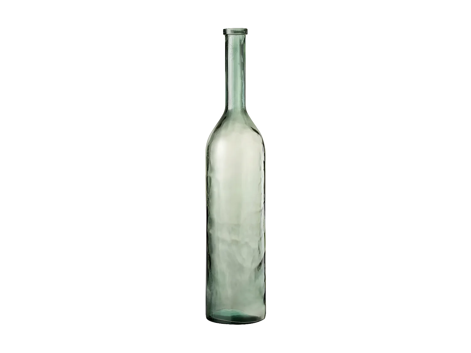 Vase Design en Verre "Carafe" 101cm Vert