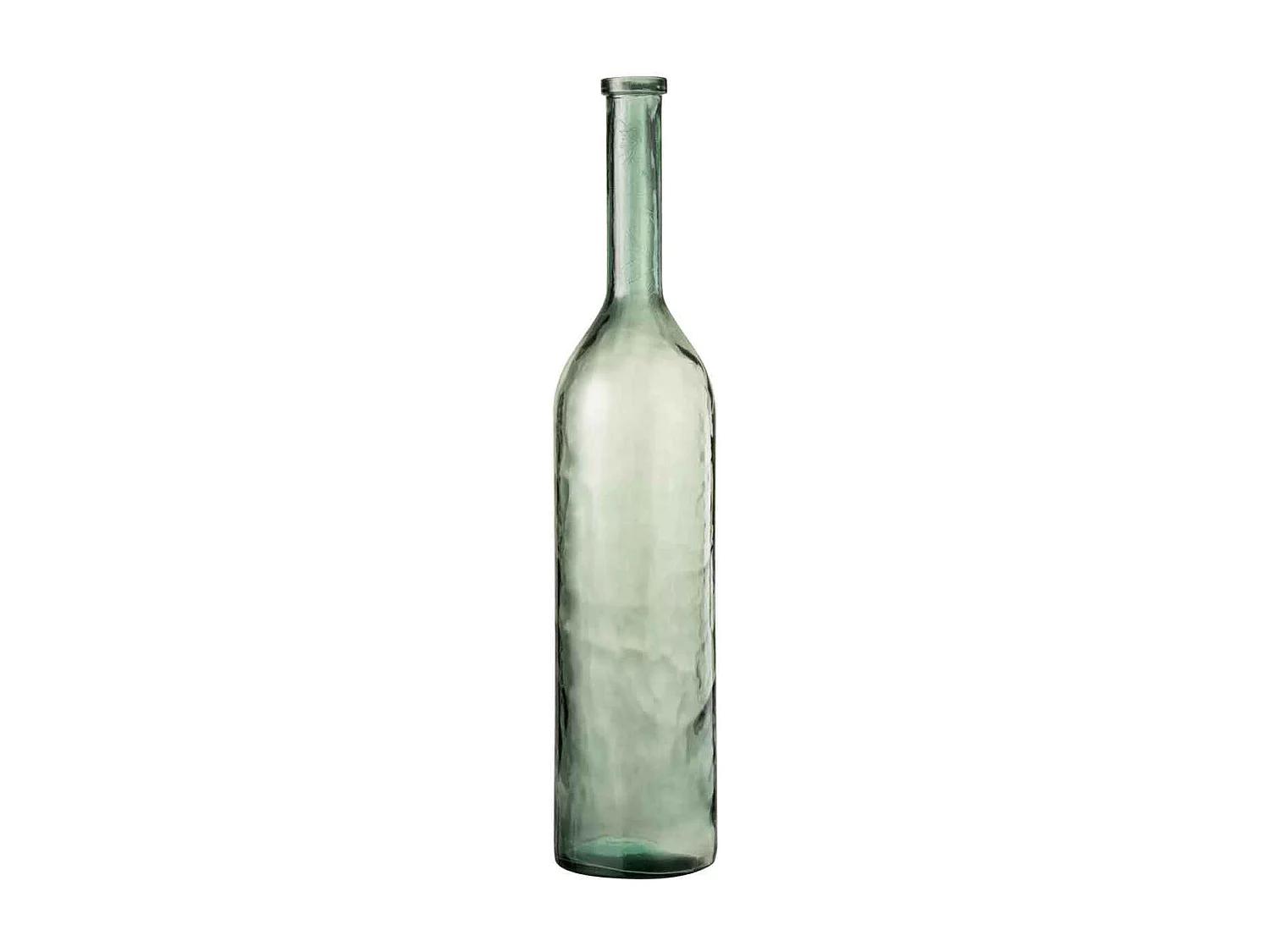 Vase Design en Verre "Carafe" 101cm Vert