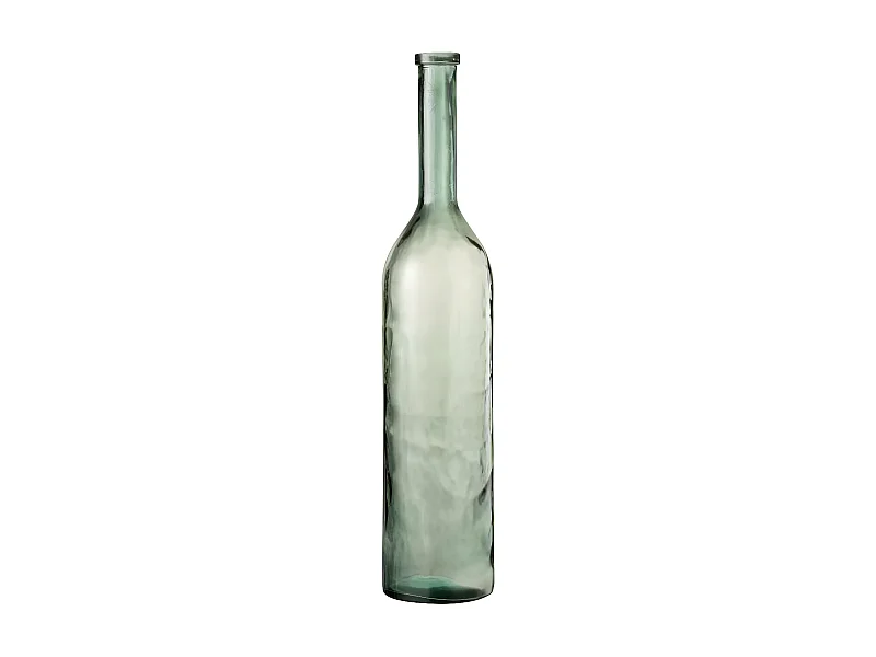 Vase Design en Verre "Carafe" 101cm Vert