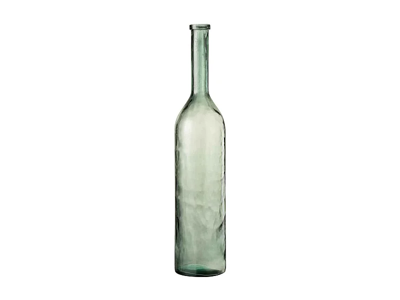Vase Design en Verre "Carafe" 101cm Vert