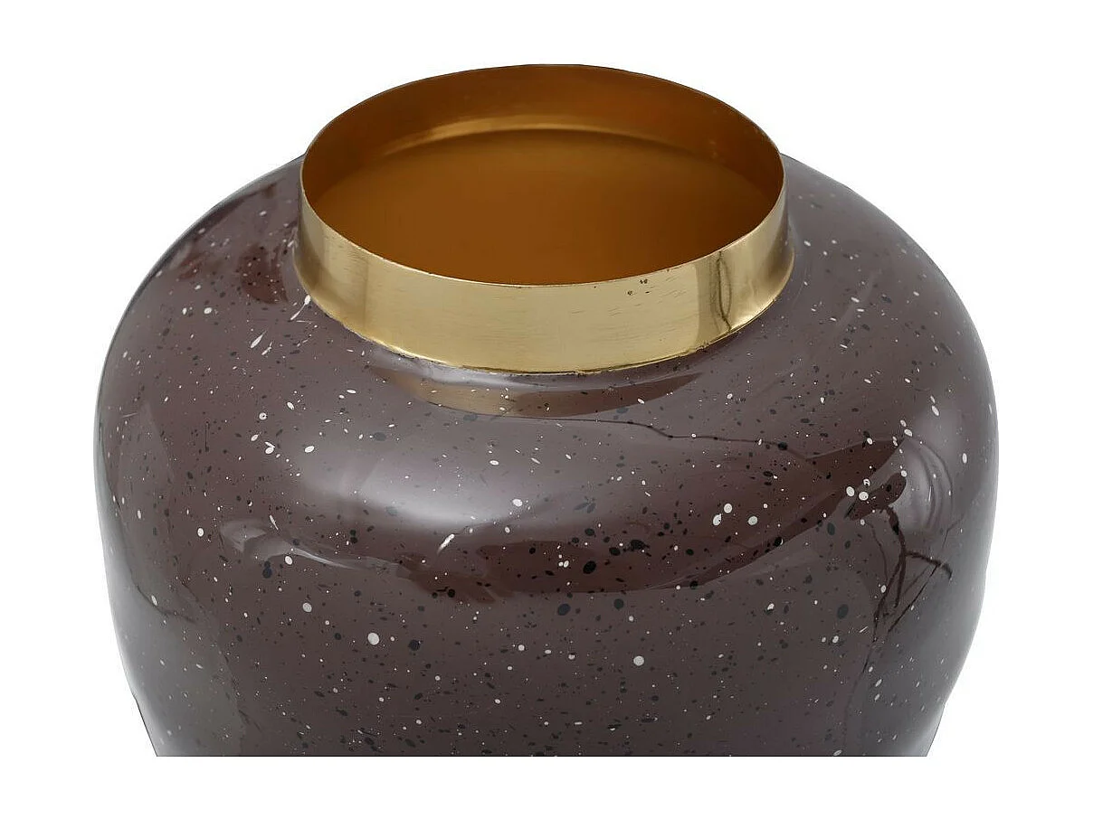 Vase Rond Design "Typo" 20m Marron