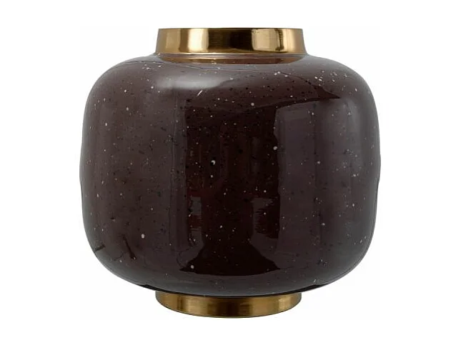 Vase Rond Design "Typo" 20m Marron