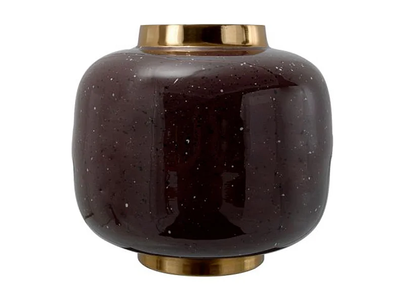 Vase Rond Design "Typo" 20m Marron