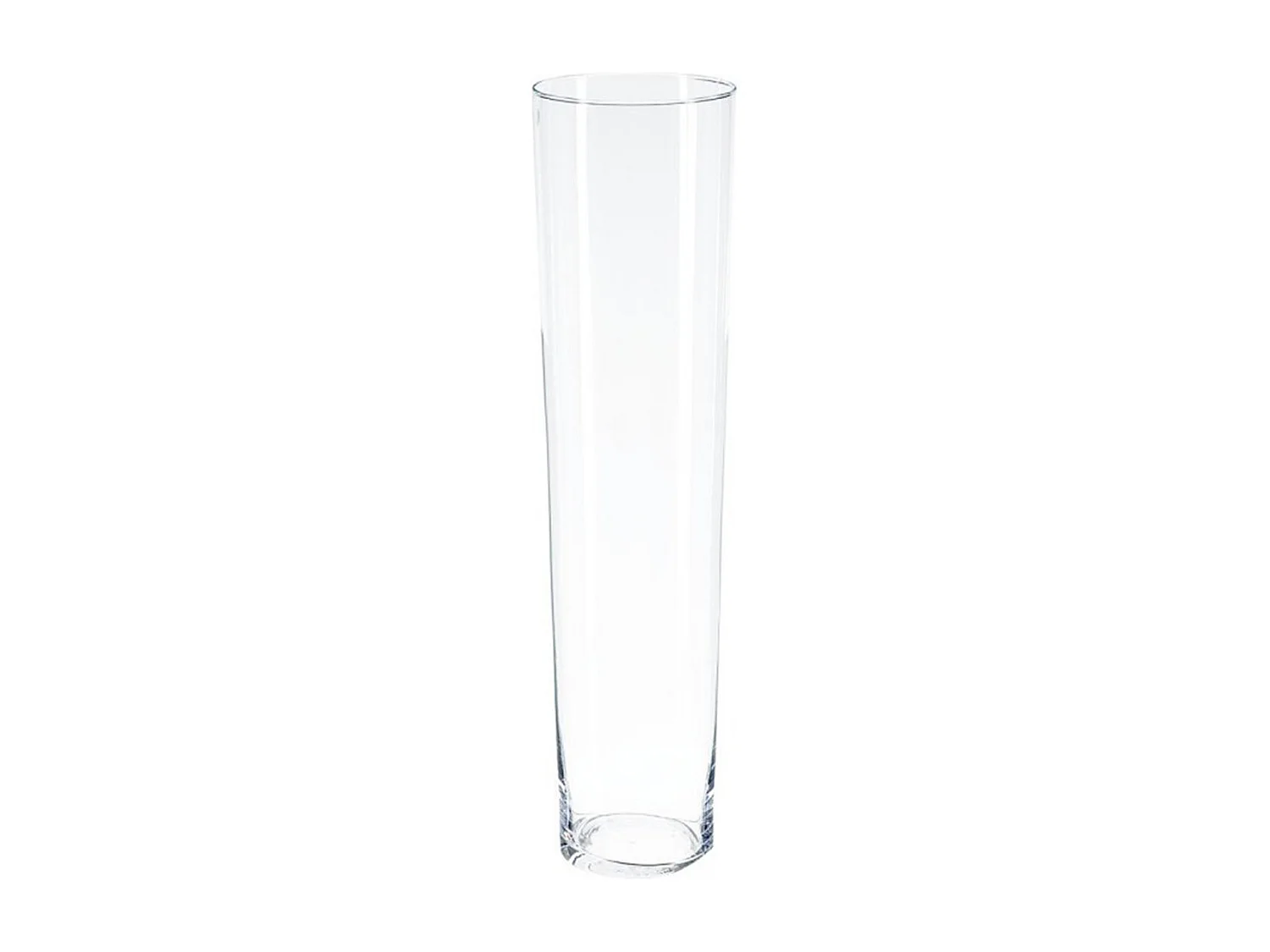 Vase Design "Conique" 70cm Transparent
