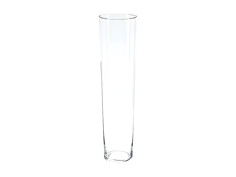 Vase Design "Conique" 70cm Transparent