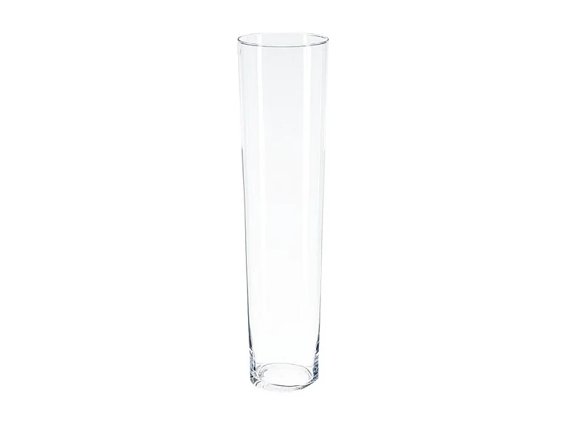 Vase Design "Conique" 70cm Transparent