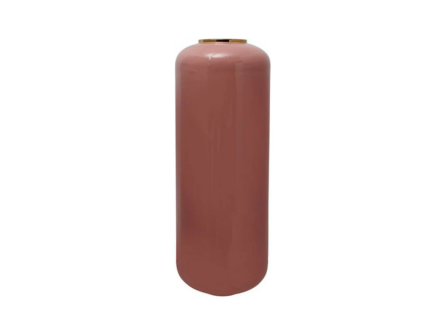 Vase Design "Touna" 81cm Rose & Or