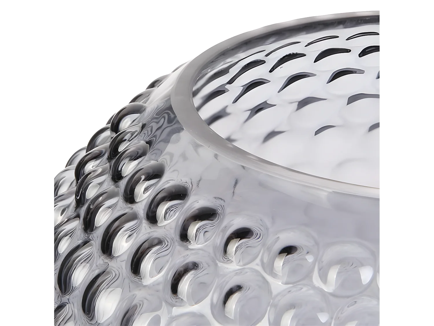 Vase Déco en Verre "Dolia" 20cm Gris
