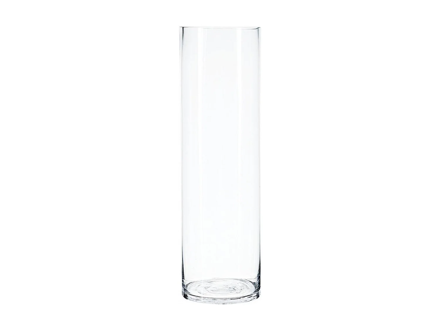 Vase Cylindrique 50cm Transparent