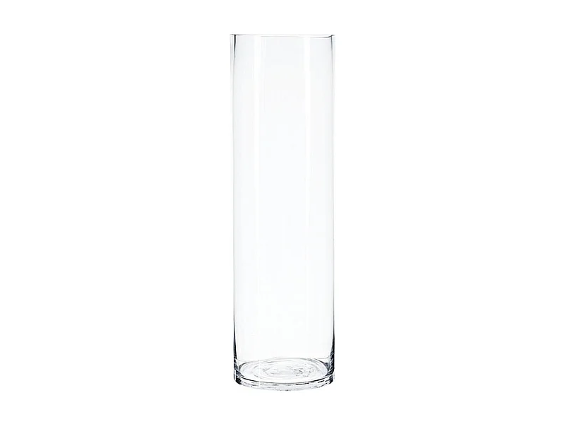 Vase Cylindrique 50cm Transparent