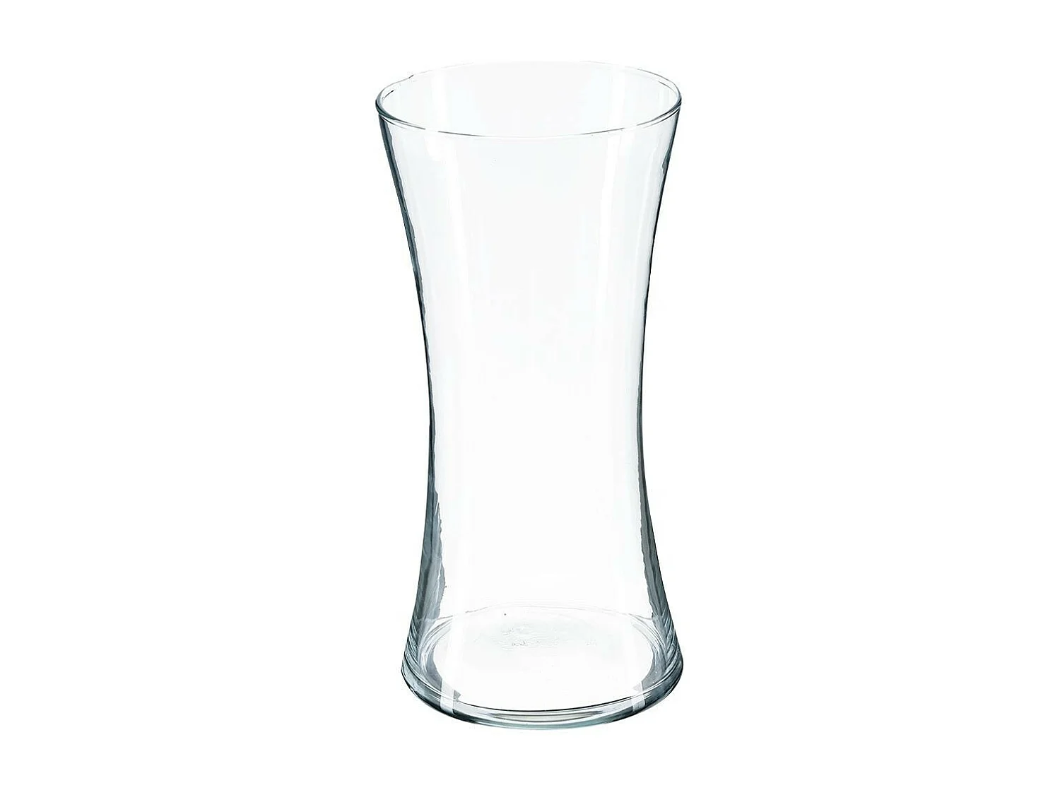 Vase Cintré en Verre "Laika" 30cm Transparent