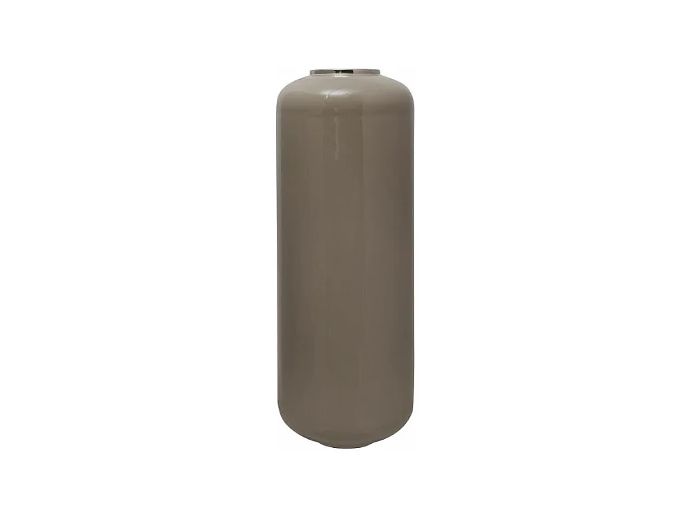 Vase Design "Touna" 81cm Taupe & Argent