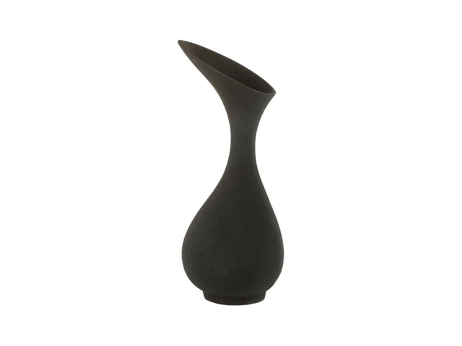 Vase Design en Aluminium "Olivia" 60cm Noir