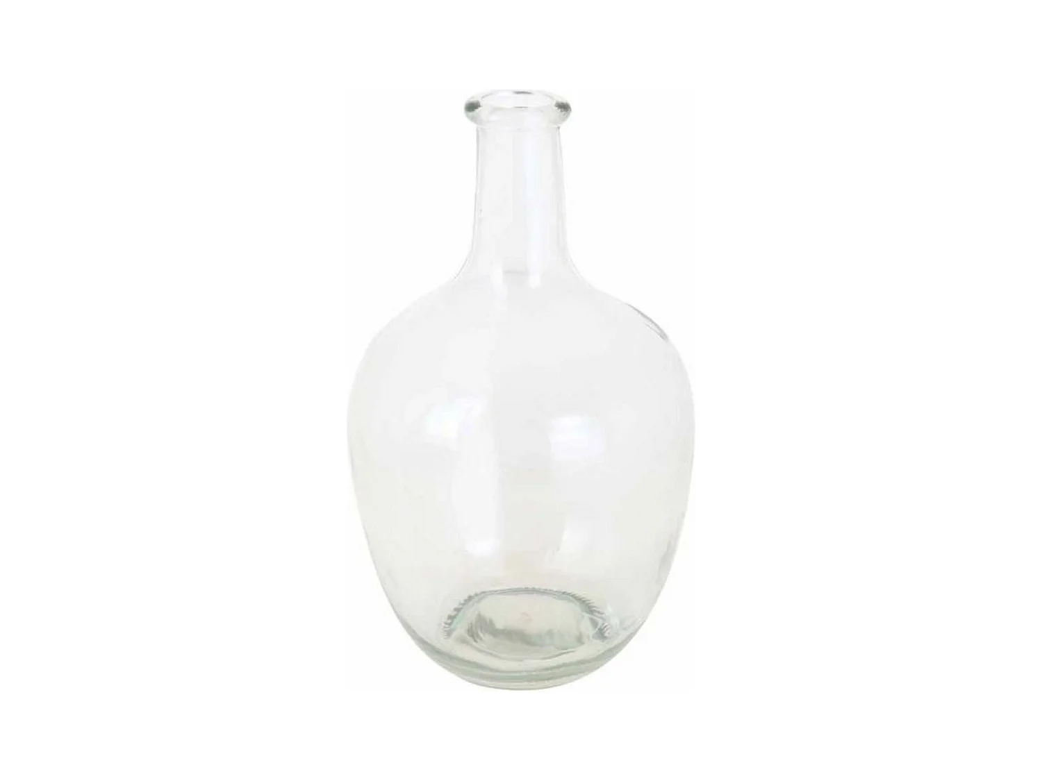 Vase Déco en Verre "Jarre" 25cm Transparent