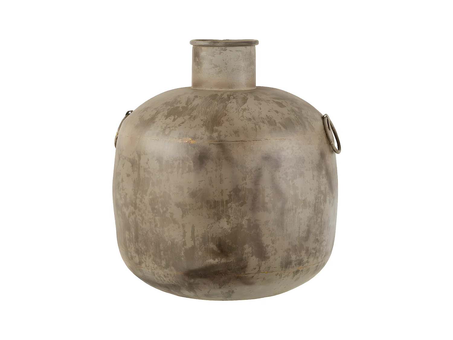 Vase Design en Métal "Antique" 47cm Marron