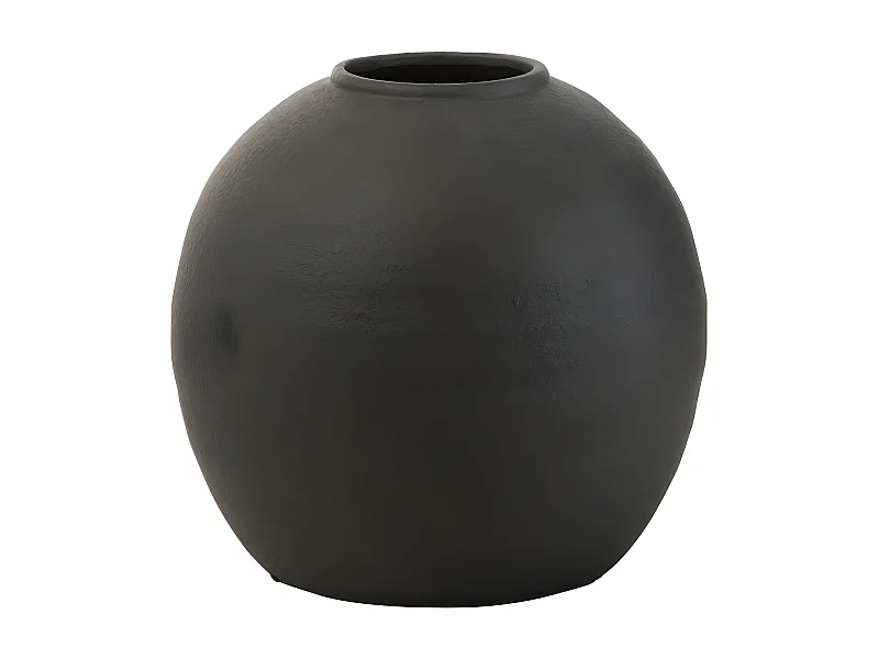 Vase Design en Ciment "Viktor" 30cm Noir