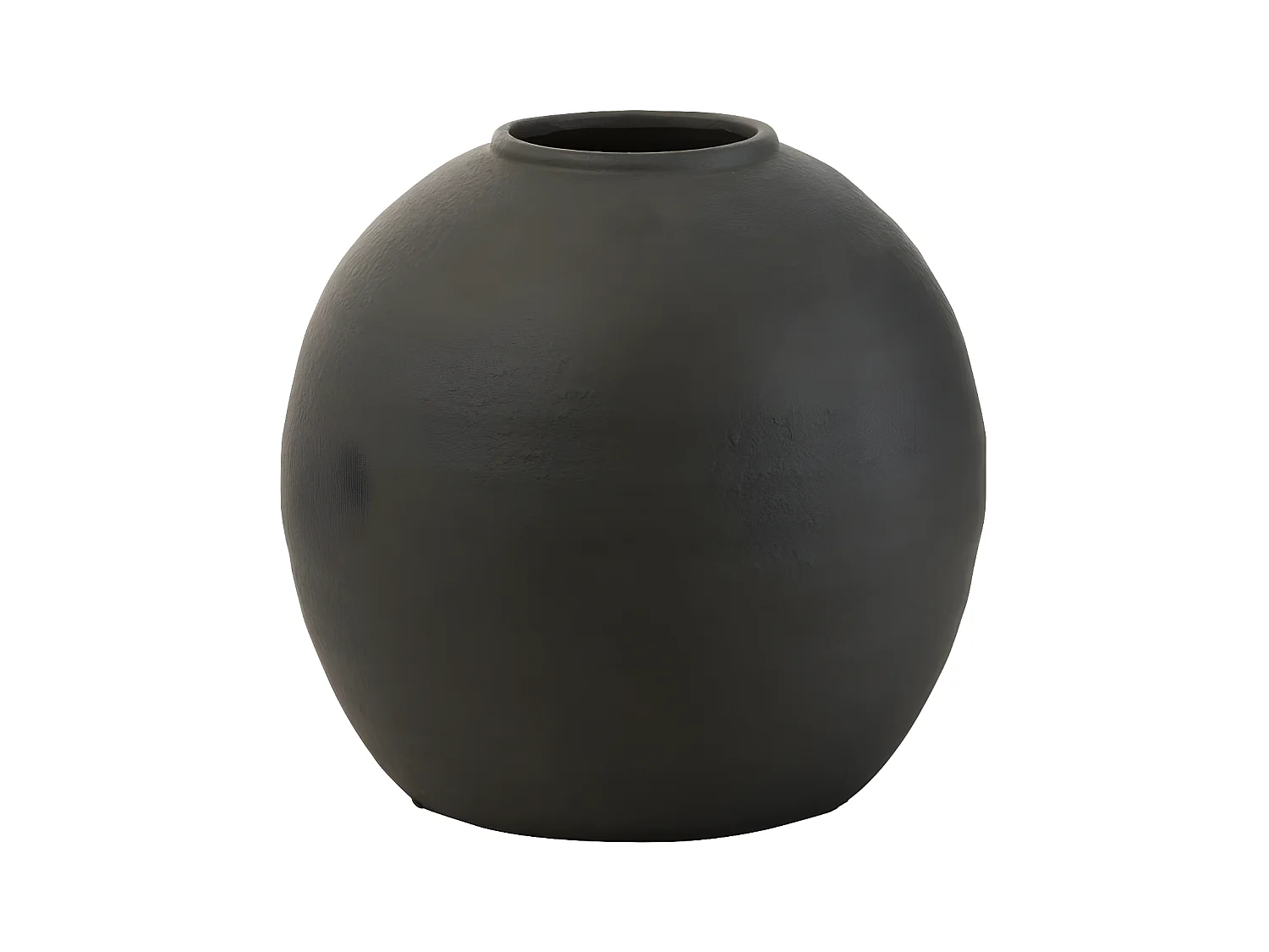 Vase Design en Ciment "Viktor" 30cm Noir