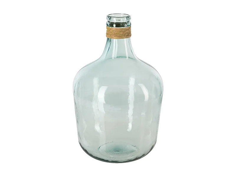 Vase en Verre "Dame Jeanne" 42cm Transparent