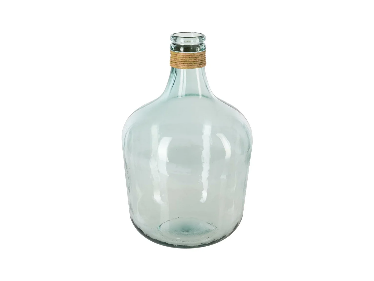 Vase en Verre "Dame Jeanne" 42cm Transparent