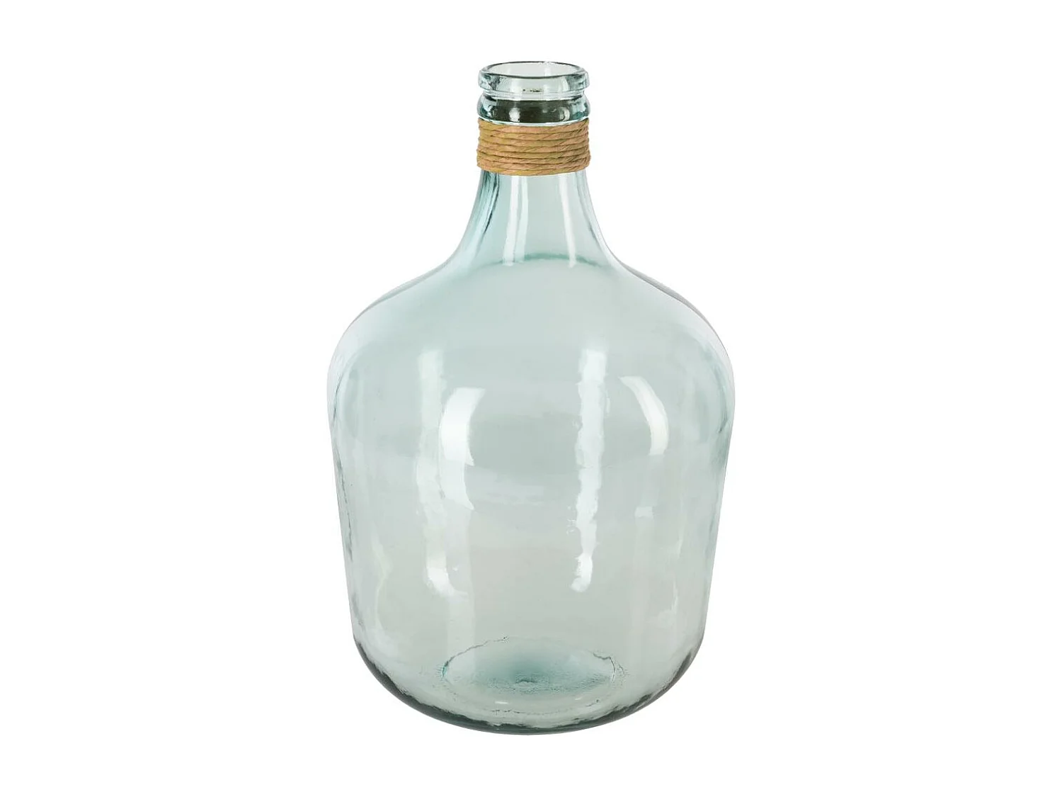 Vase en Verre "Dame Jeanne" 42cm Transparent