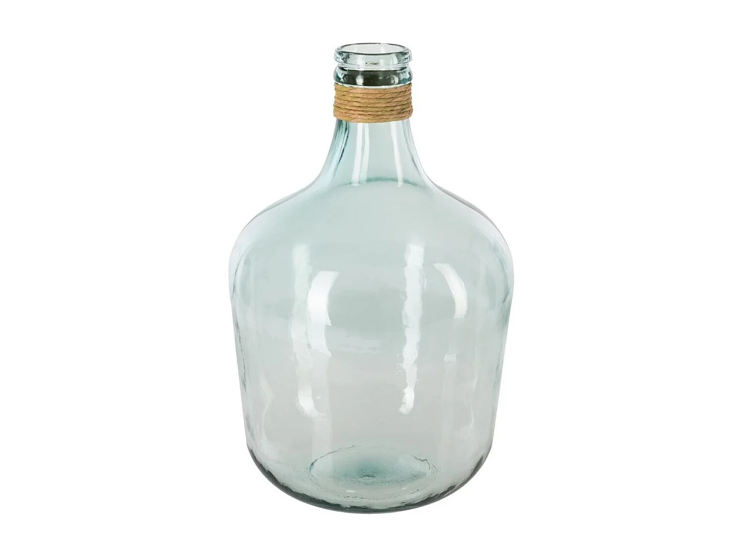 Vase en Verre "Dame Jeanne" 42cm Transparent