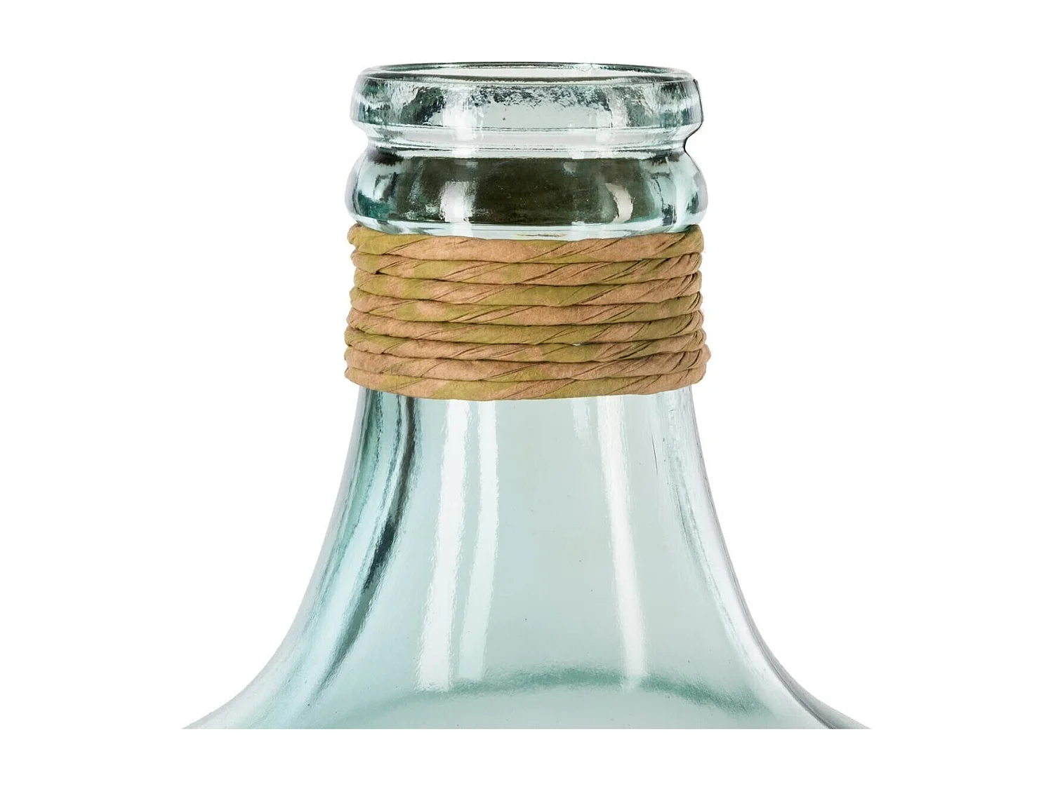 Vase en Verre "Dame Jeanne" 42cm Transparent