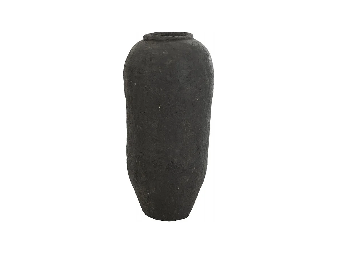 Vase Design "Papier Mâché" 99cm Noir