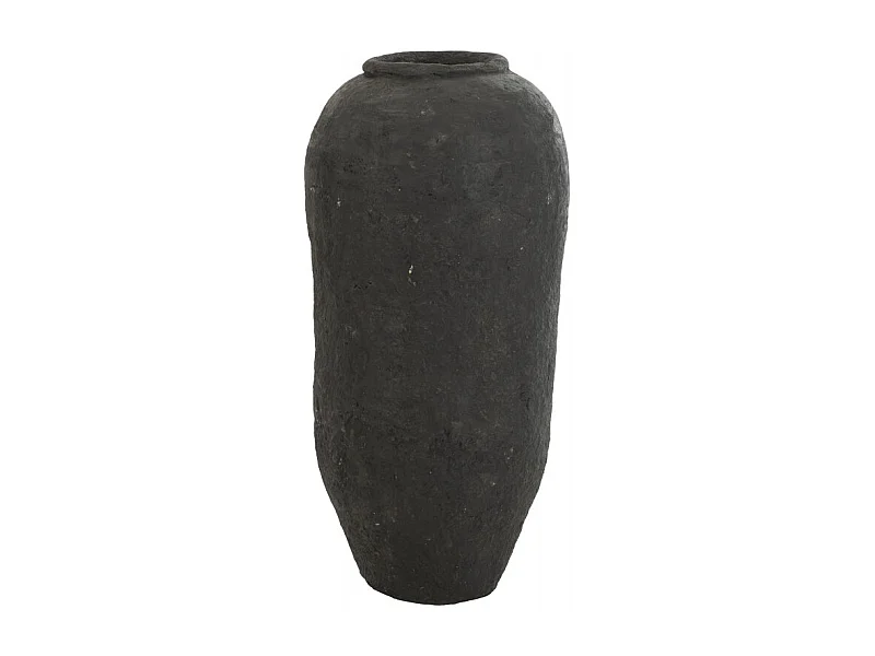 Vase Design "Papier Mâché" 99cm Noir