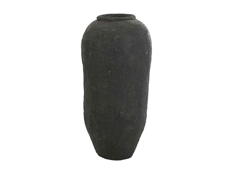 Vase Design "Papier Mâché" 99cm Noir