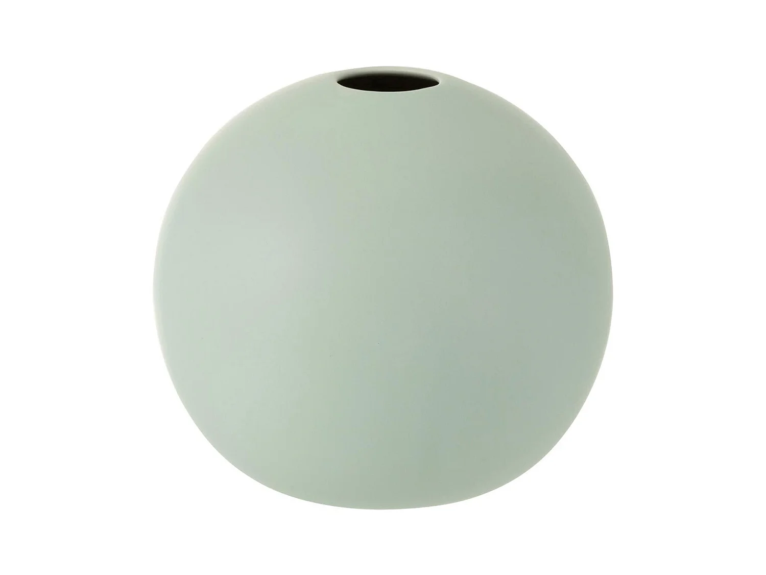 Vase Design "Boule Céramique" 18cm Vert Pastel