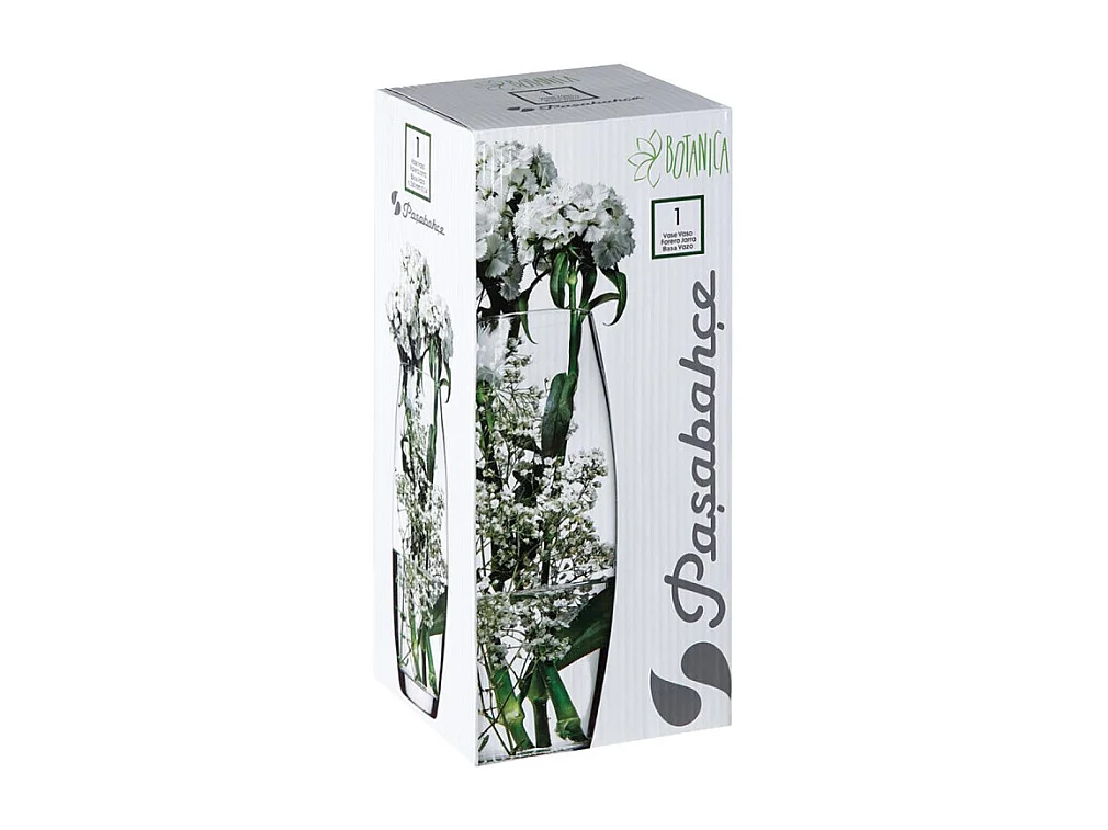 Vase Bombe "Flora" 26cm Transparent