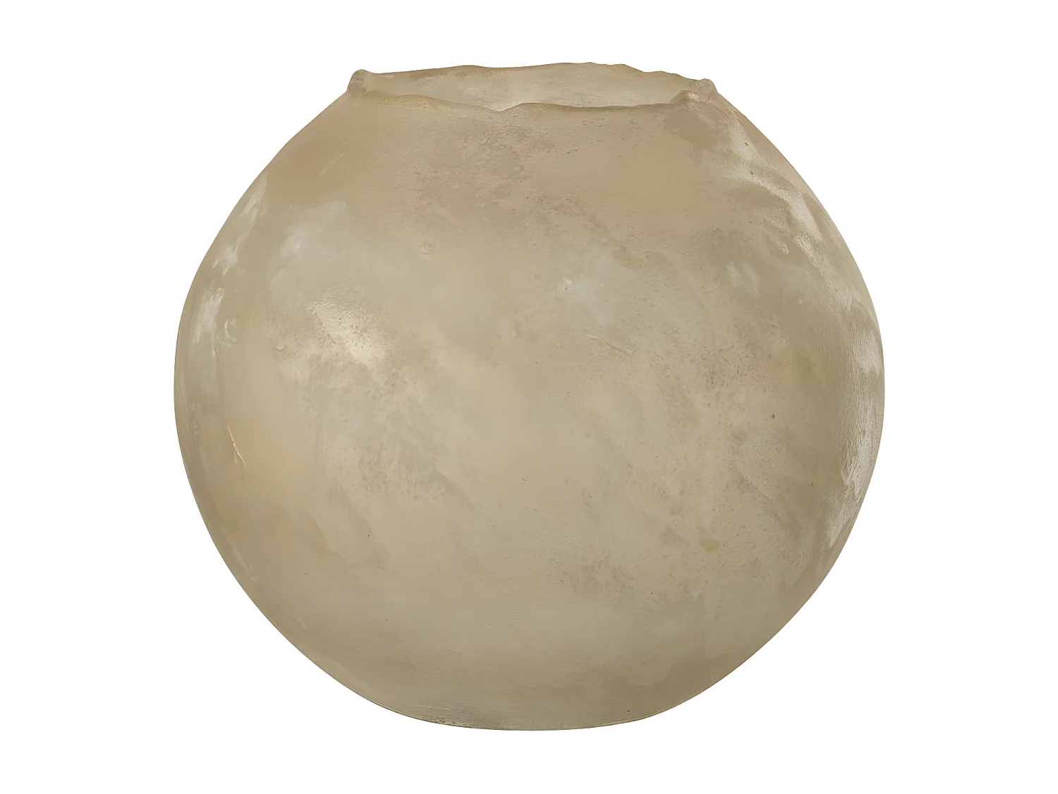 Vase Rond Design en Verre "Soda" 25cm Or