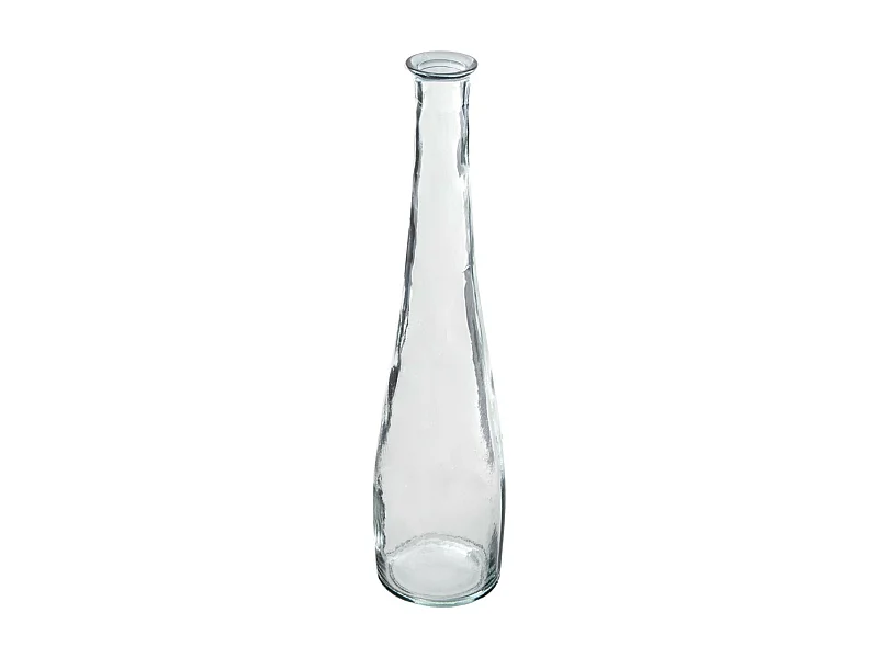 Vase en Verre Recyclé "Long" 80cm Transparent