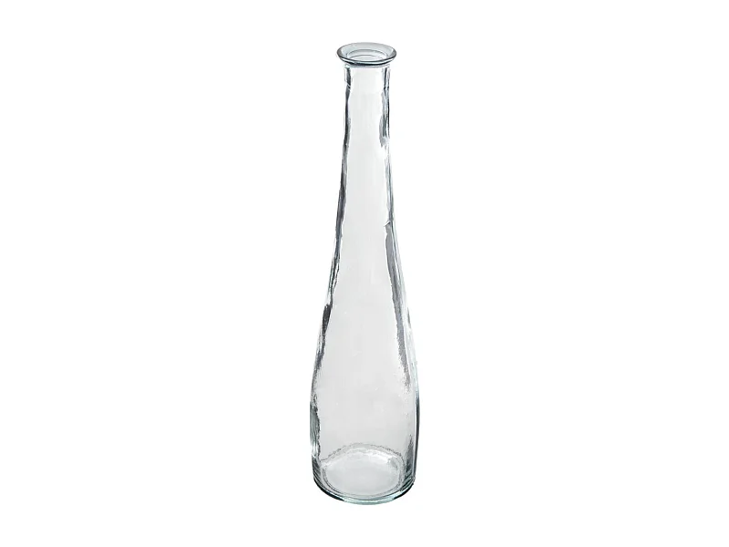 Vase en Verre Recyclé "Long" 80cm Transparent