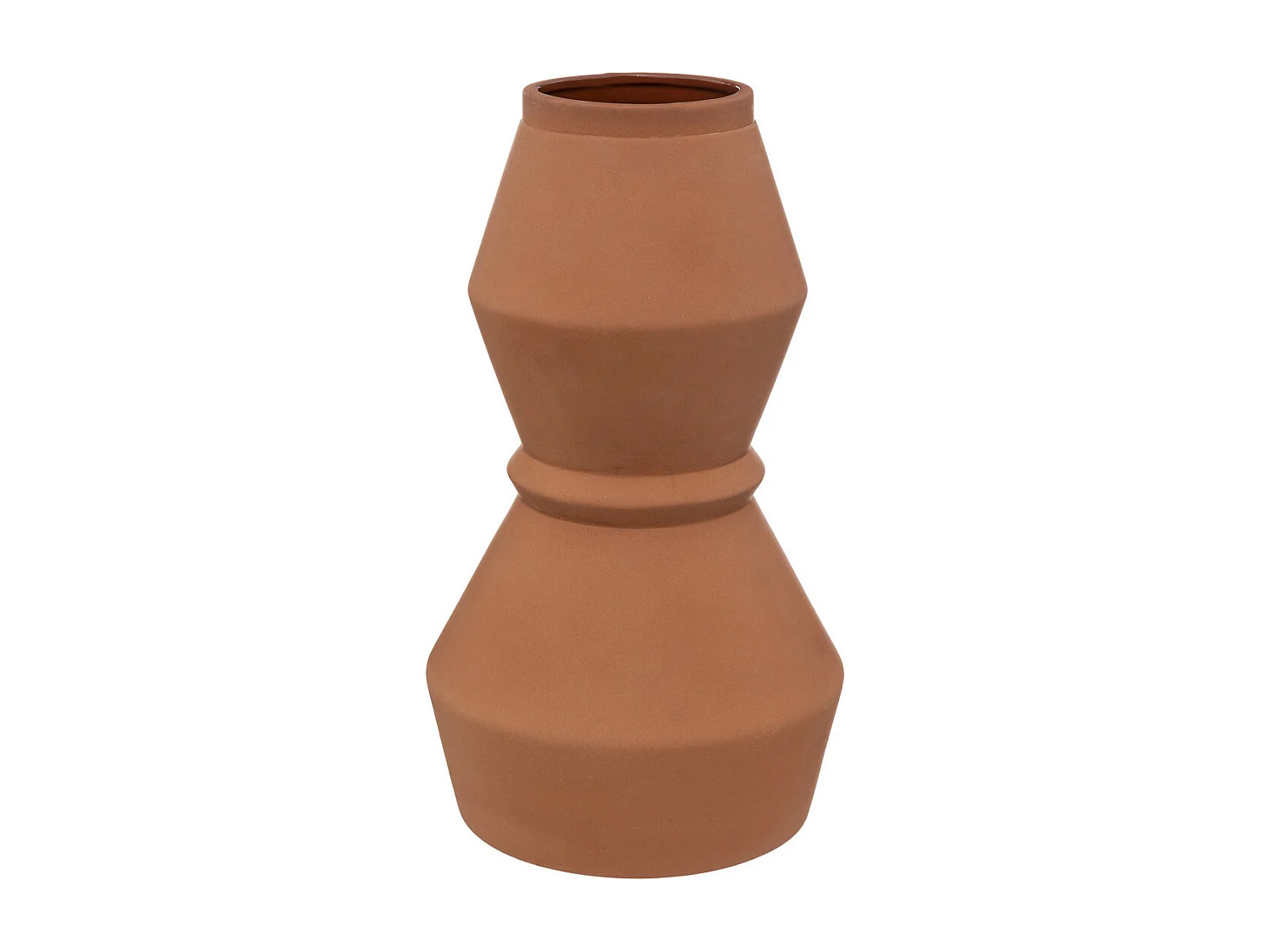 Vase Design Terre Cuite "Alicante" 30cm Terracotta