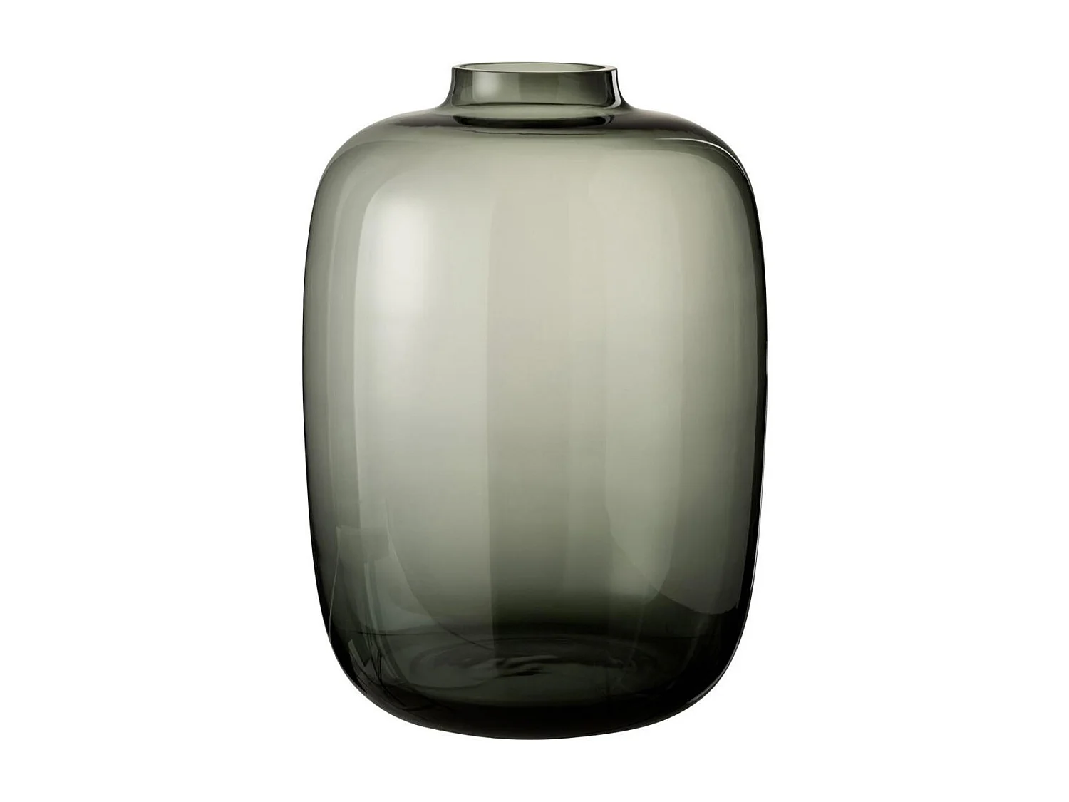Vase Design en Verre "Cleo" 45cm Gris