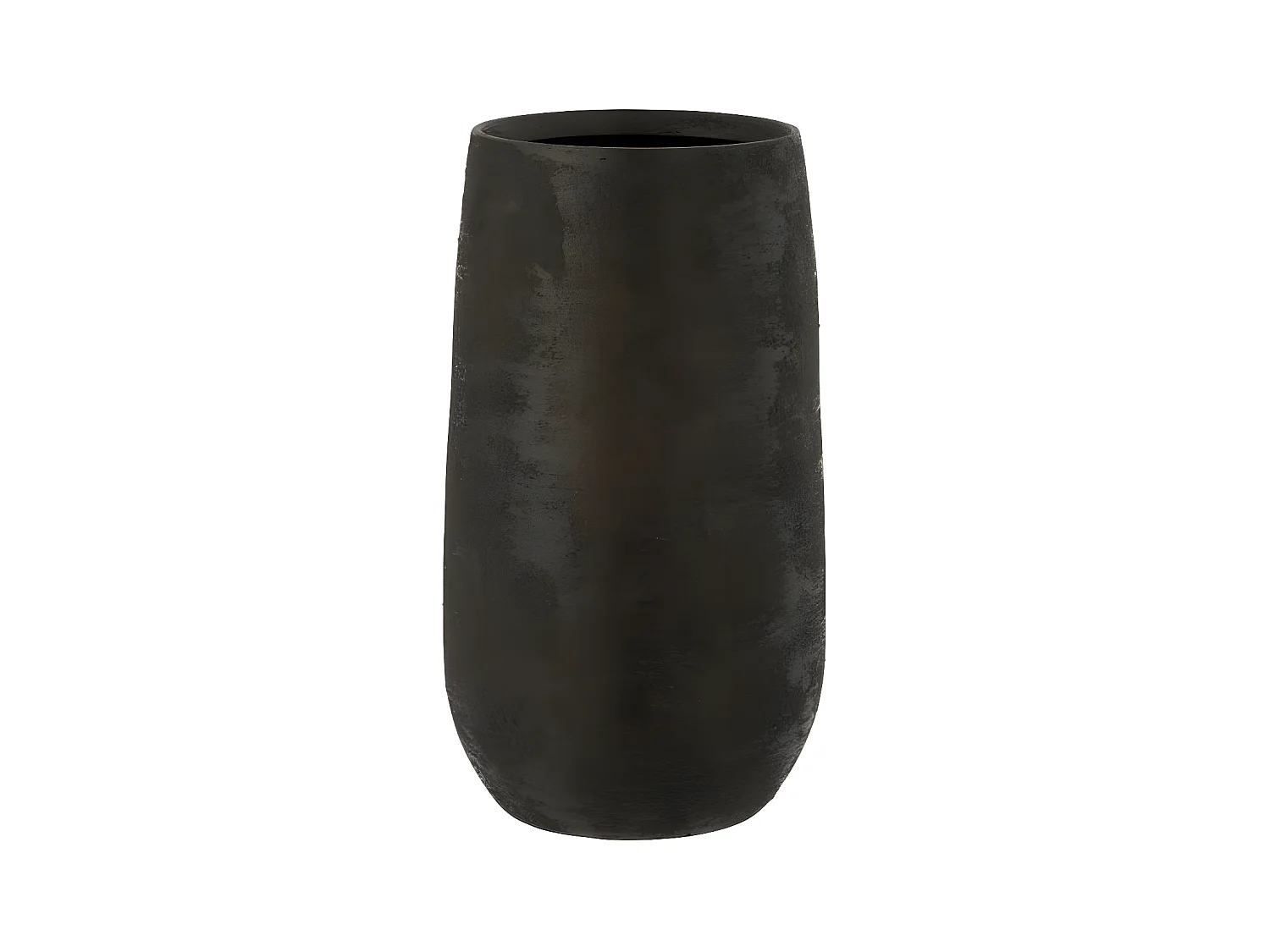 Vase Design en Céramique "Irrégulier" 42cm Noir
