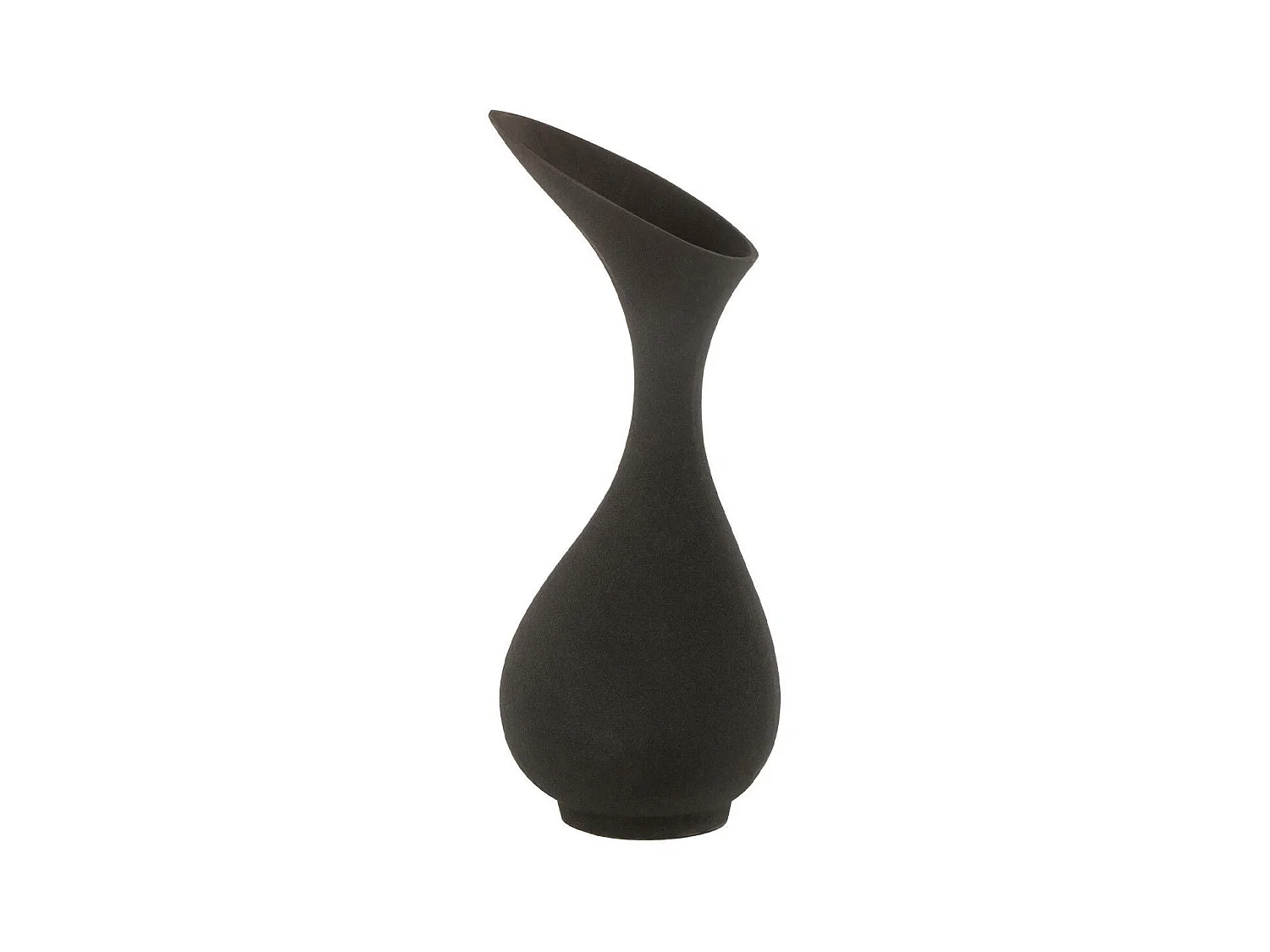 Vase Design en Aluminium "Olivia" 45cm Noir