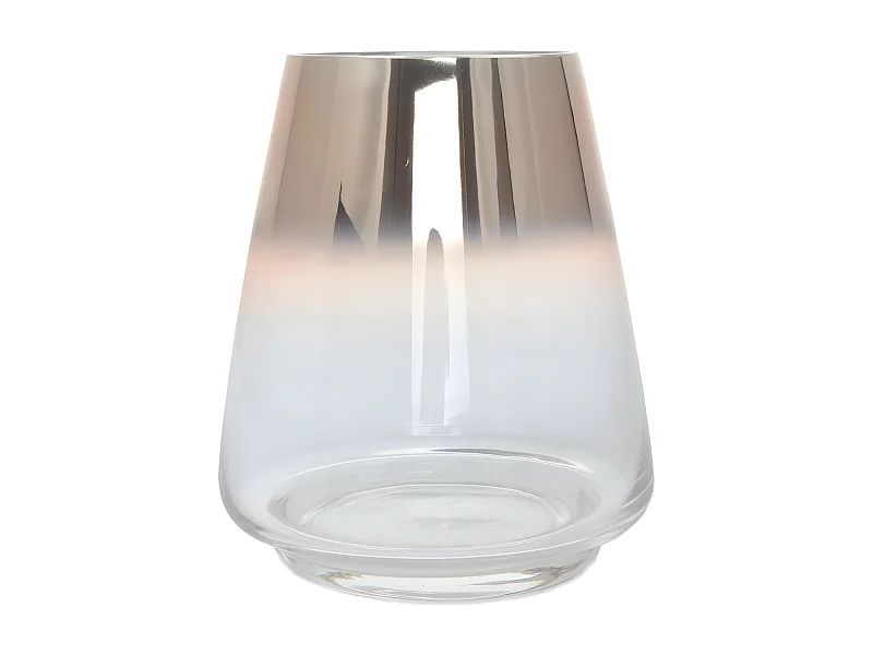 Vase Design en Verre "Saigon" 18cm Rose