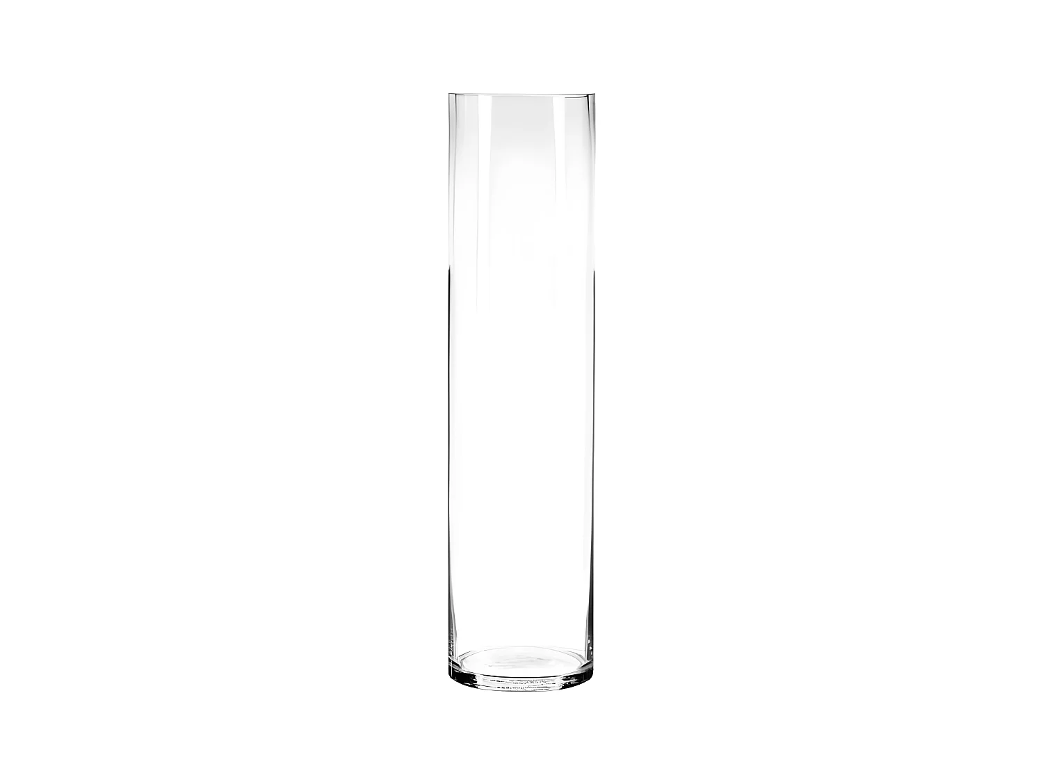 Vase Cylindrique 60cm Transparent